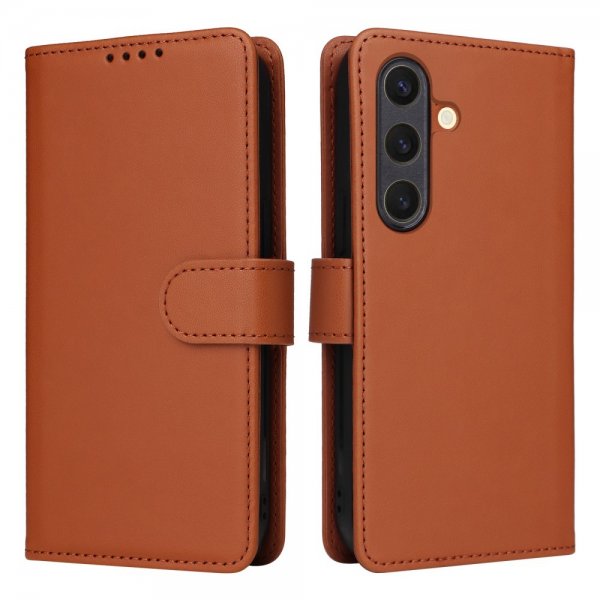 Betopnice Samsung Galaxy S25 Etui med Aftageligt Cover 005 Brun