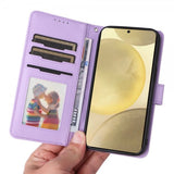 Betopnice Samsung Galaxy S25 Etui med Aftageligt Cover 005 Lilla