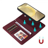 Betopnice Samsung Galaxy S25 Etui med Aftageligt Cover 005 Rød