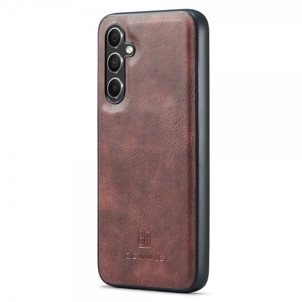 Dg.Ming Samsung Galaxy S25 Etui med Aftageligt Cover Rød
