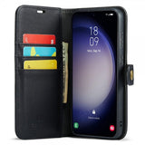 Dg.Ming Samsung Galaxy S25 Etui med Aftagelig Skal Sort