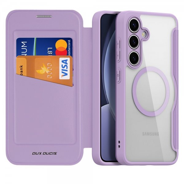 Dux Ducis Samsung Galaxy S25 Cover Skin X Pro Series MagSafe Lilla