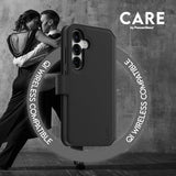 CARE by PanzerGlass Samsung Galaxy S25 Cover Tango Two-in-One Wallet MagSafe Sort