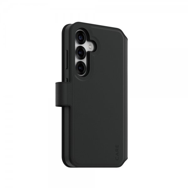 CARE by PanzerGlass Samsung Galaxy S25 Cover Tango Two-in-One Wallet MagSafe Sort