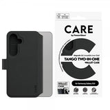 CARE by PanzerGlass Samsung Galaxy S25 Cover Tango Two-in-One Wallet MagSafe Sort
