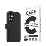 CARE by PanzerGlass Samsung Galaxy S25 Cover Tango Two-in-One Wallet MagSafe Sort