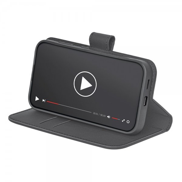 Puro Samsung Galaxy S25 Etui Wallet Stand Sort
