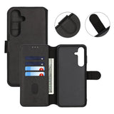 Rvelon Samsung Galaxy S25 Etui Magnetisk Aftageligt Cover Sort