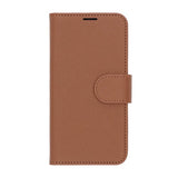 Samsung Galaxy S25 Etui med Kortlomme og Stativfunktion Brun