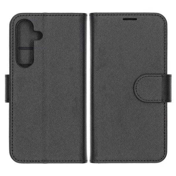 Samsung Galaxy S25 Cover med Kortrum Stativfunktion Sort