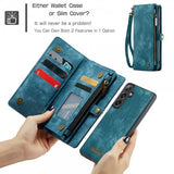 CaseMe Samsung Galaxy S25 Plus Etui 008 Series Aftageligt Cover Blå