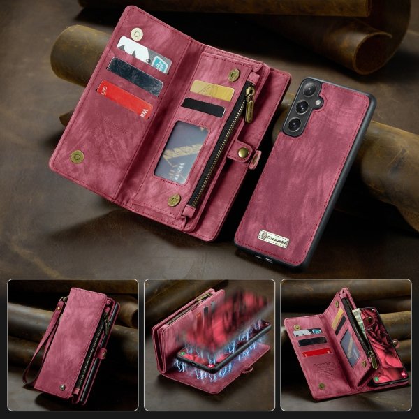 CaseMe Samsung Galaxy S25 Plus Etui 008 Series Aftageligt Cover Rød