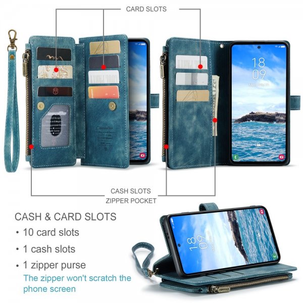 CaseMe Samsung Galaxy S24 Plus/S25 Plus Cover C30 Series Blå