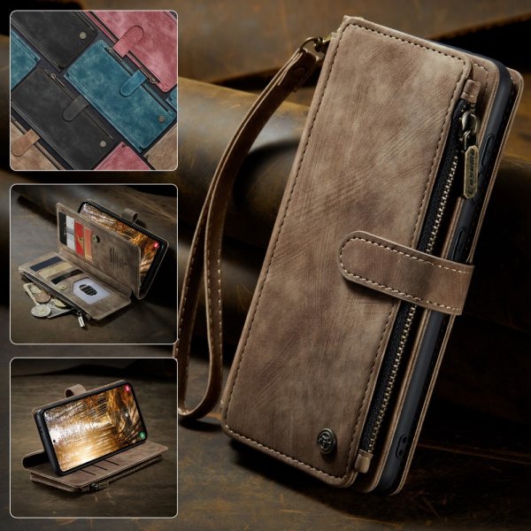 CaseMe Samsung Galaxy S24 Plus/S25 Plus Cover C30 Series Brun