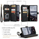 CaseMe Samsung Galaxy S24 Plus/S25 Plus Cover C30 Series Sort