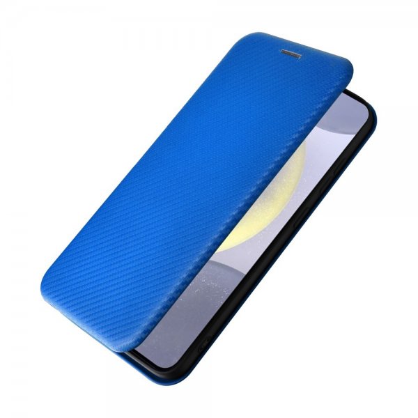 Samsung Galaxy S25 Plus Cover Kulfibertekstur Blå