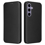 Samsung Galaxy S25 Plus Cover Kulfibertekstur Sort