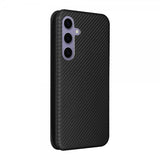 Samsung Galaxy S25 Plus Cover Kulfibertekstur Sort