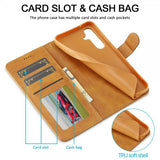 Lc.Imeeke Samsung Galaxy S25 Plus Etui med Kortlomme Stativfunktion Lysebrun