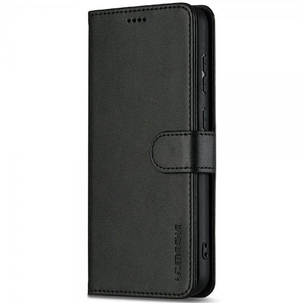 Lc.Imeeke Samsung Galaxy S25 Plus Etui med Kortlomme Stativfunktion Sort