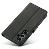 Lc.Imeeke Samsung Galaxy S25 Plus Etui med Kortlomme Stativfunktion Sort