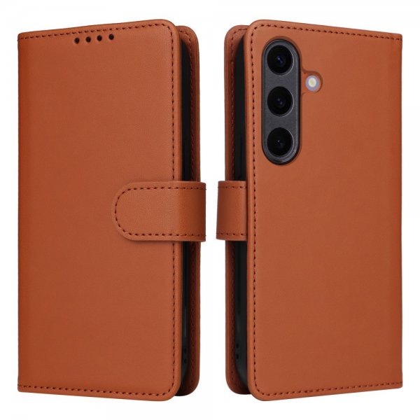 Betopnice Samsung Galaxy S25 Plus Cover med aftageligt etui 005 Brun