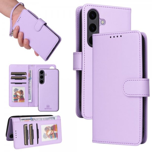 Betopnice Samsung Galaxy S25 Plus Cover med aftageligt etui 005 Lilla