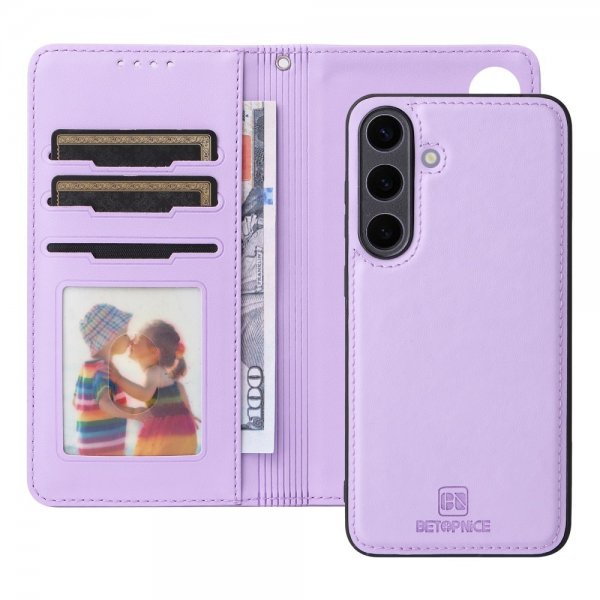 Betopnice Samsung Galaxy S25 Plus Cover med aftageligt etui 005 Lilla