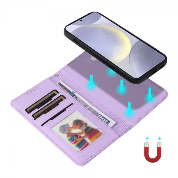 Betopnice Samsung Galaxy S25 Plus Cover med aftageligt etui 005 Lilla