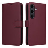 Betopnice Samsung Galaxy S25 Plus Etui med Aftageligt Cover 005 Rød