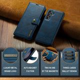 Dg.Ming Samsung Galaxy S25 Plus Etui med Aftageligt Cover Blå