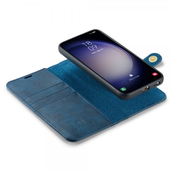 Dg.Ming Samsung Galaxy S25 Plus Etui med Aftageligt Cover Blå