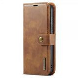 Dg.Ming Samsung Galaxy S25 Plus Etui med Aftageligt Cover Brun