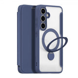 Dux Ducis Samsung Galaxy S25 Plus Cover Skin X Pro Series Kickstand MagSafe Blå