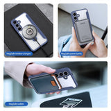 Dux Ducis Samsung Galaxy S25 Plus Cover Skin X Pro Series Kickstand MagSafe Blå