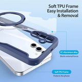 Dux Ducis Samsung Galaxy S25 Plus Cover Skin X Pro Series Kickstand MagSafe Blå