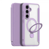 Dux Ducis Samsung Galaxy S25 Plus Etui Skin X Pro Series Kickstand MagSafe Lilla