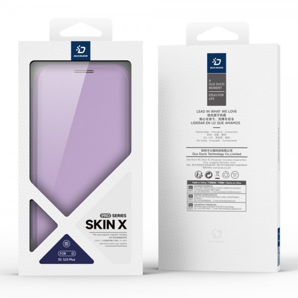 Dux Ducis Samsung Galaxy S25 Plus Cover Skin X Pro Series MagSafe Lilla