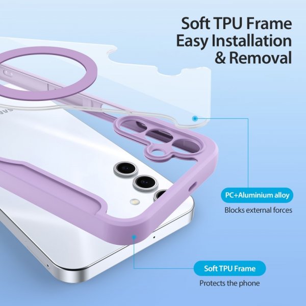 Dux Ducis Samsung Galaxy S25 Plus Cover Skin X Pro Series MagSafe Lilla