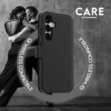 CARE by PanzerGlass Samsung Galaxy S25 Plus Etui Tango Two-in-One Wallet MagSafe Sort