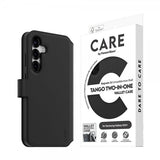 CARE by PanzerGlass Samsung Galaxy S25 Plus Etui Tango Two-in-One Wallet MagSafe Sort
