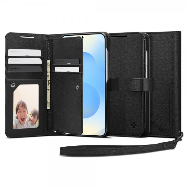 Spigen Samsung Galaxy S25 Plus Cover Wallet S Sort
