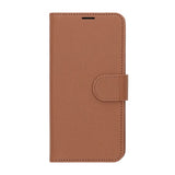 Samsung Galaxy S25 Plus Cover med Kortrum og Stativfunktion i Brun