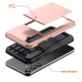 Samsung Galaxy S25 Plus Cover Card Slide Grøn