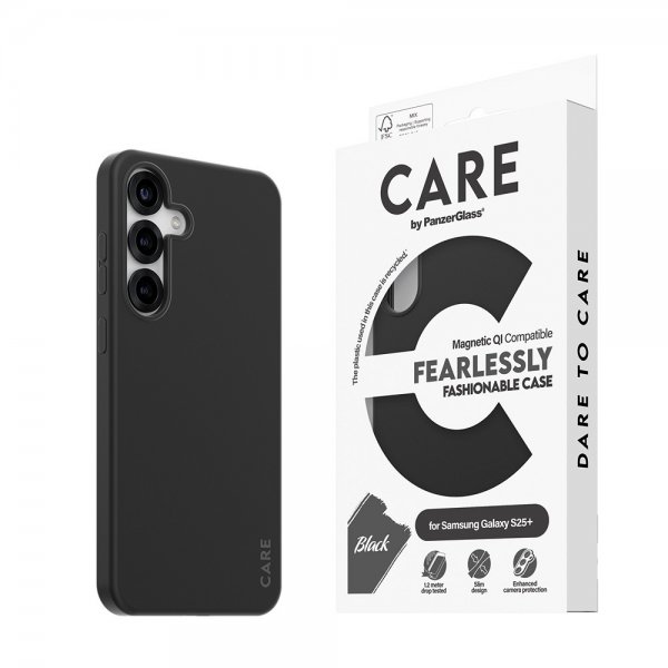 CARE by PanzerGlass Samsung Galaxy S25 Plus Cover Fashionable MagSafe Sort