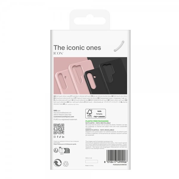 Puro Samsung Galaxy S25 Plus Cover Icon Sort