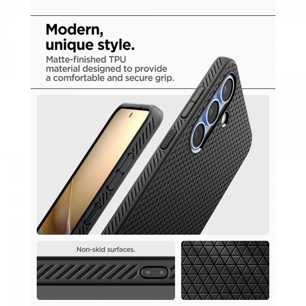 Spigen Samsung Galaxy S25 Plus Cover Liquid Air Matte Black