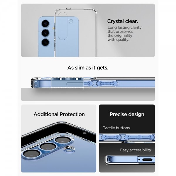Spigen Samsung Galaxy S25 Plus Cover Liquid Crystal Crystal Clear