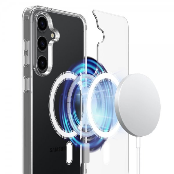 Samsung Galaxy S25 Plus Cover MagSafe Transparent