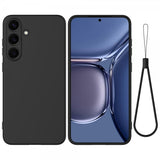 Samsung Galaxy S25 Plus Cover med Rem Silikone Sort